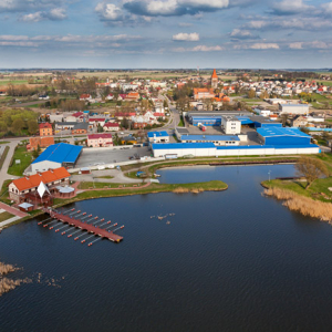 2016-04-15 aerofotografia europa ewingi jezioro lotnicze mazurskie mazury miasto panorama pejzaz poland warmia warminsko widok wiosna woj. warm-maz wojciech wojcik www.fotowojcik.pl z lotu ptaka zalewo  2016041519